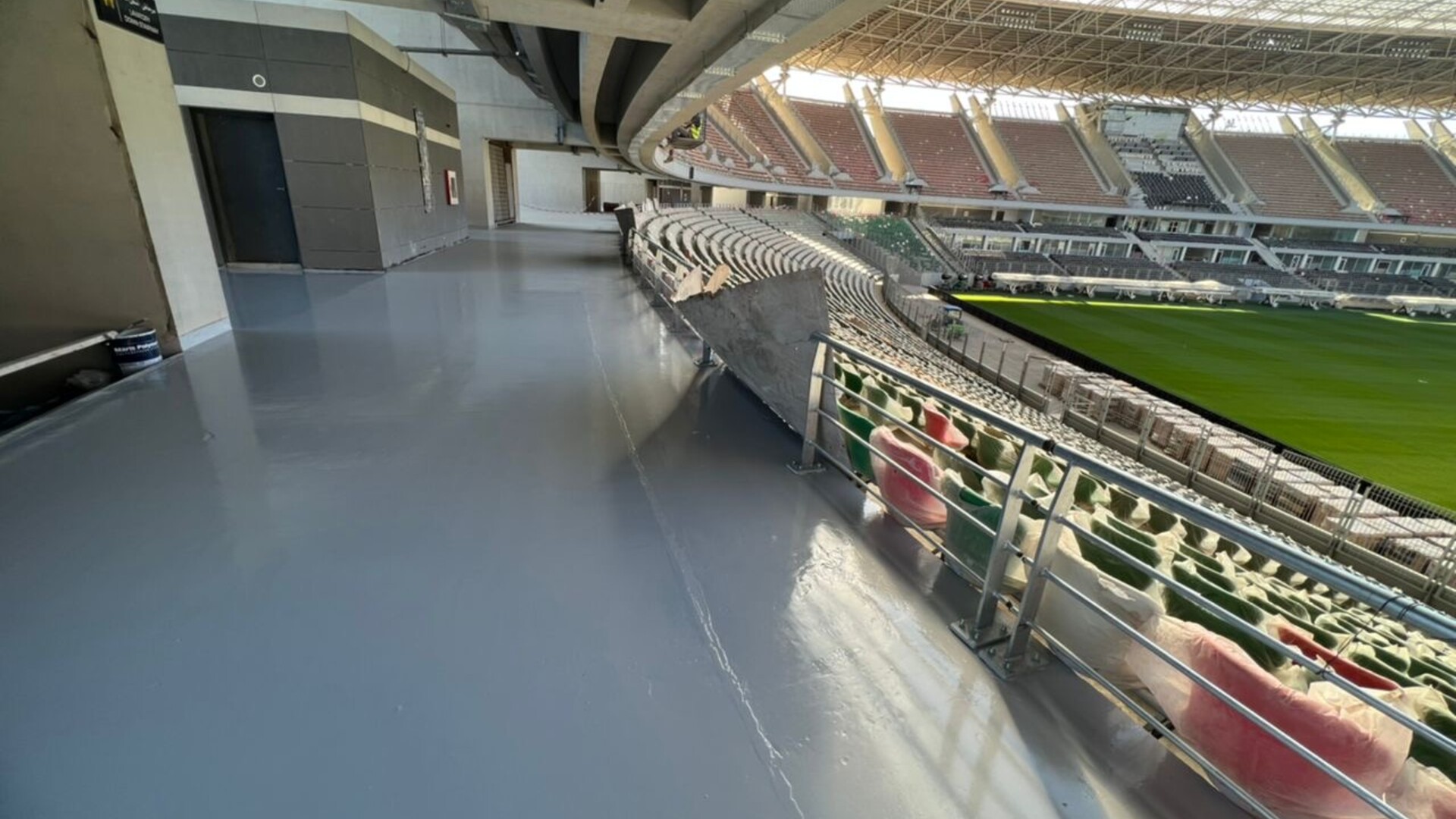 Waterproofing application stadium 1