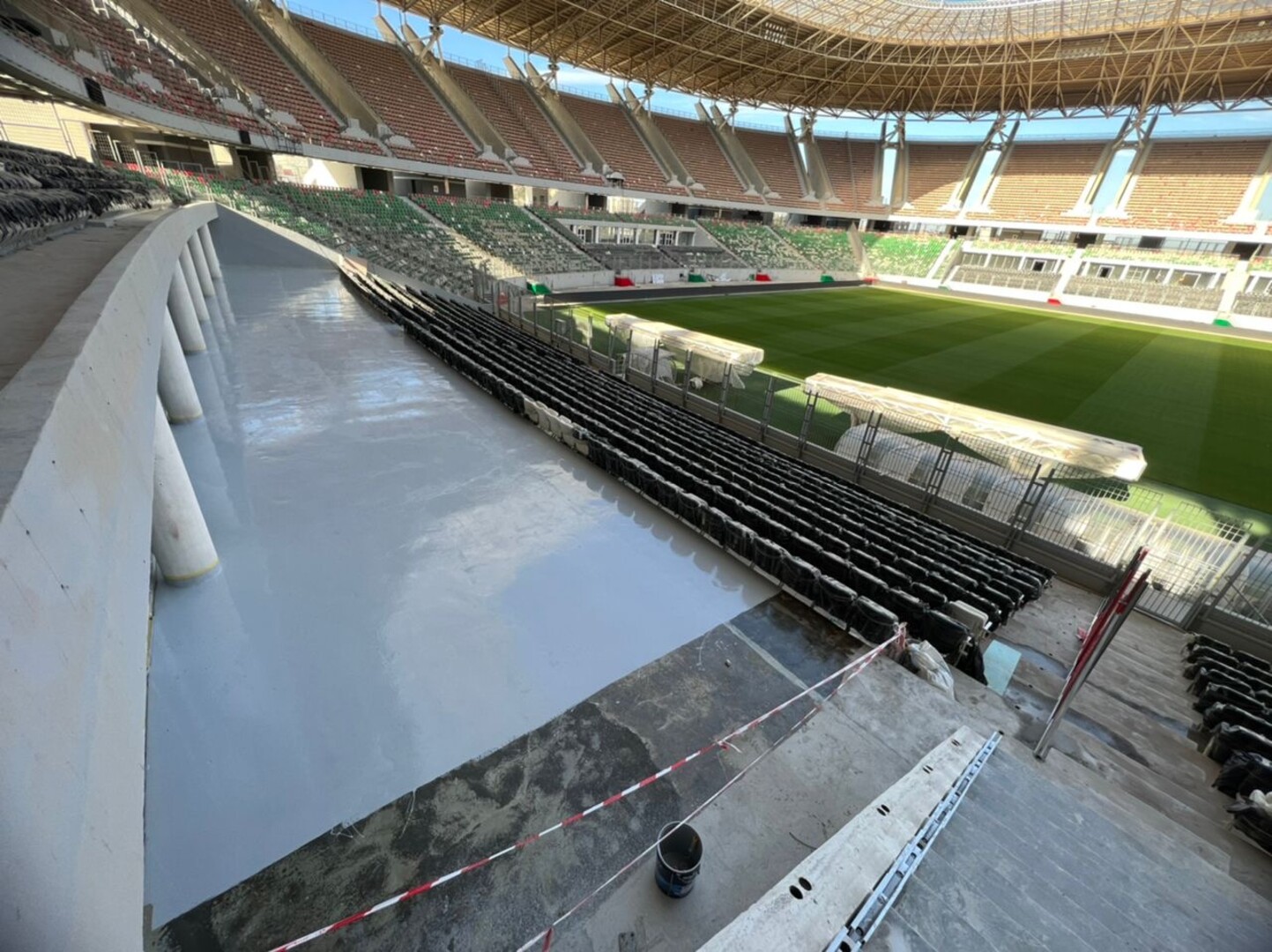 Waterproofing application stadium 2